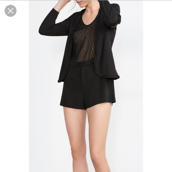 zara blazer romper